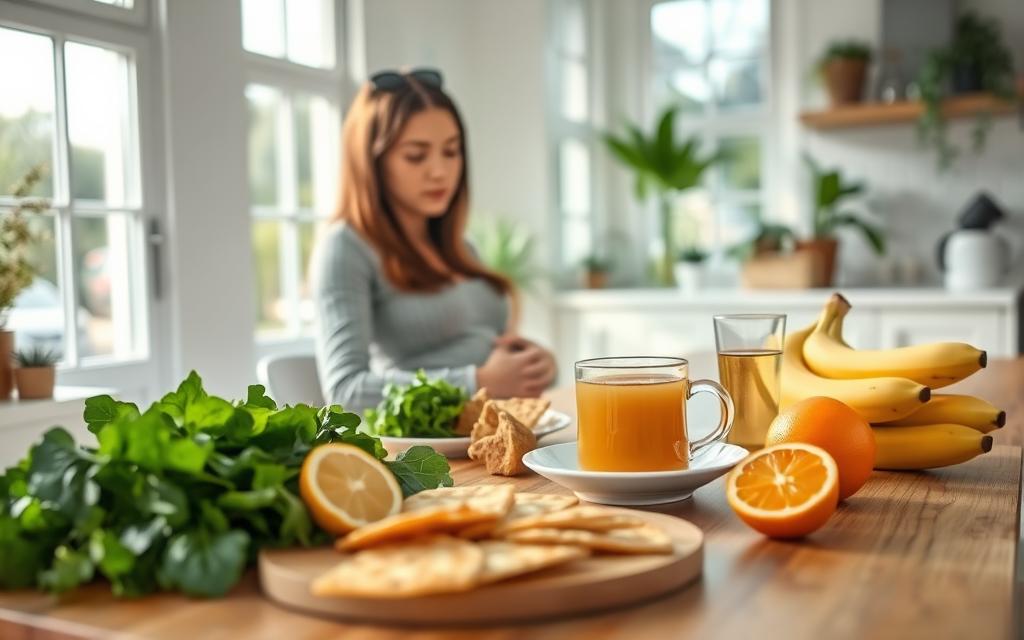 Managing morning sickness with diet