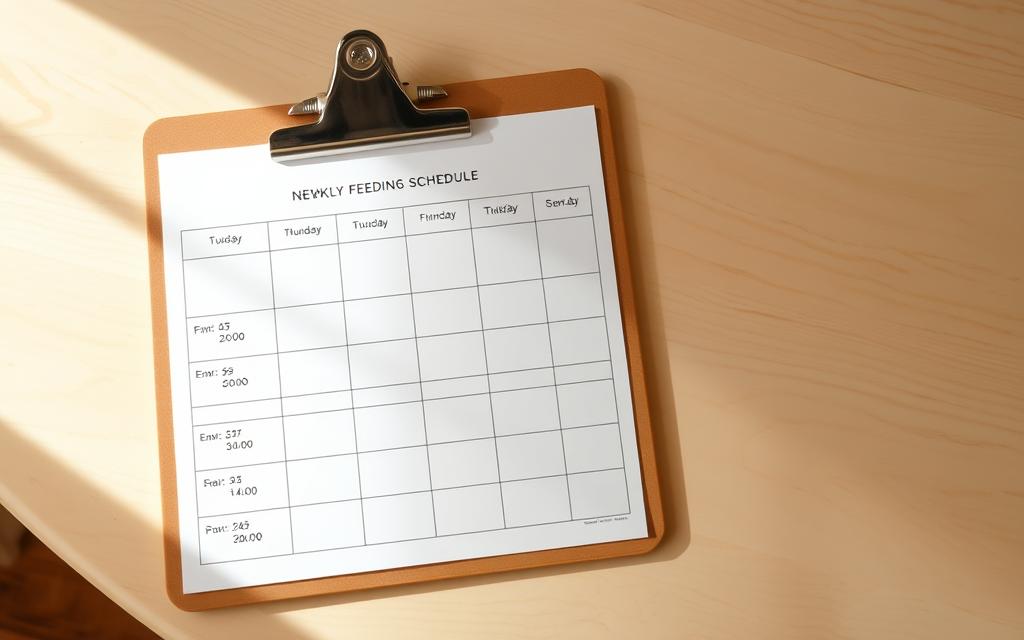 feeding schedule for newborns
