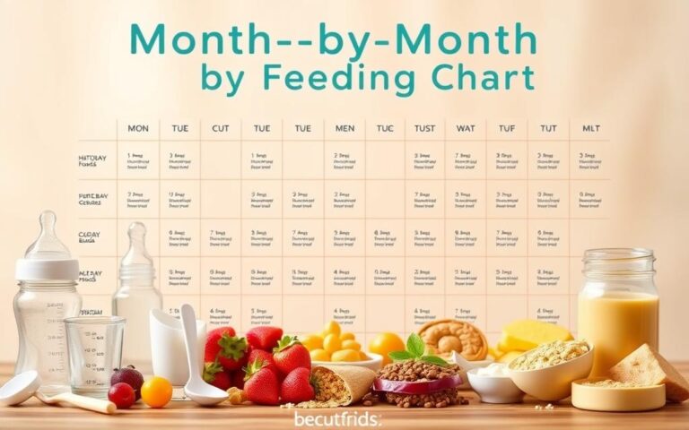 Month-by-Month Baby Feeding Chart (0–12 Months)