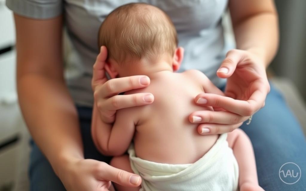 infant burping technique