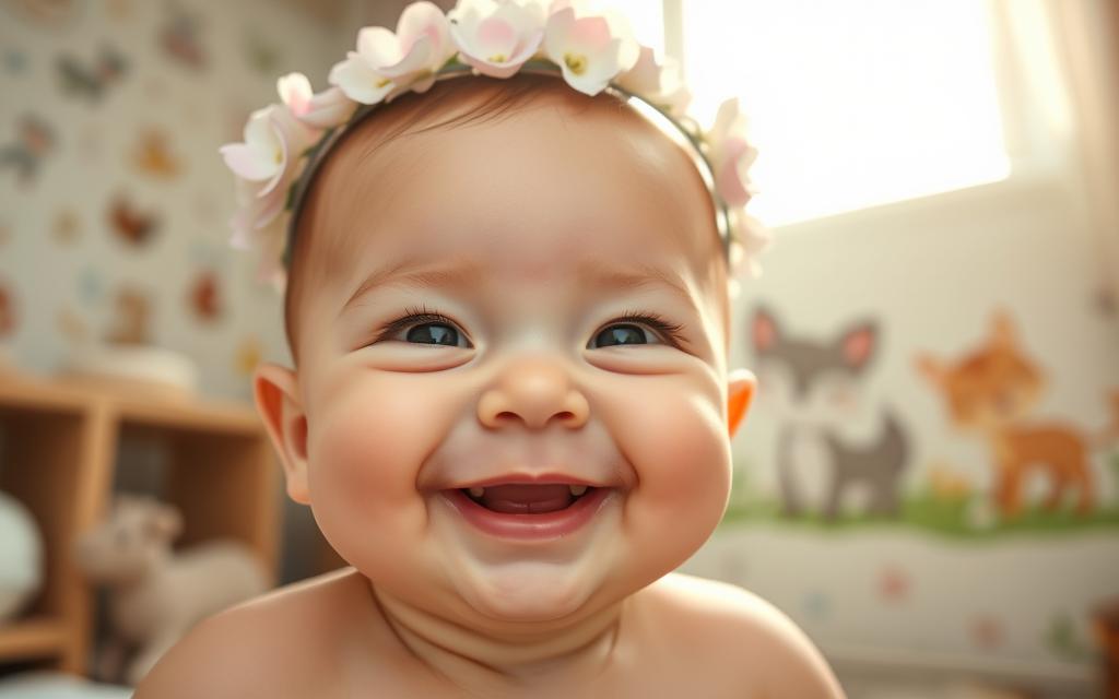 infant smiling development