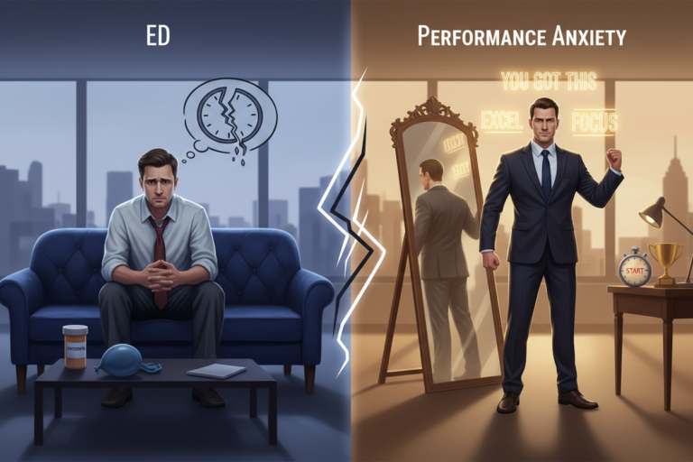 ED vs Performance Anxiety: How to Tell the Difference