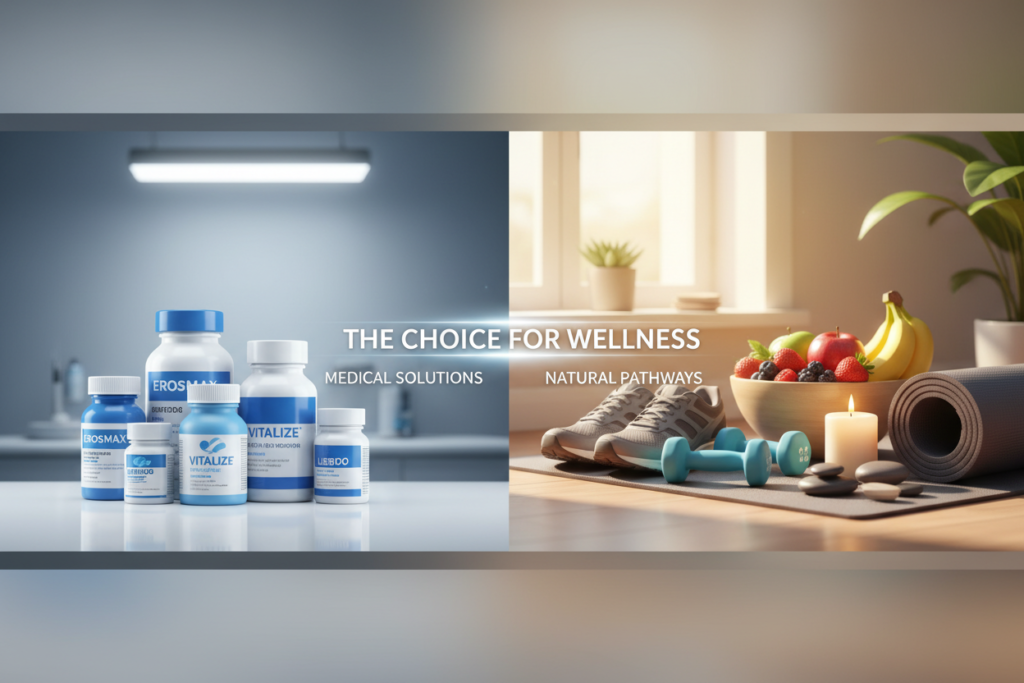 ED Pills vs Lifestyle Fixes comparison